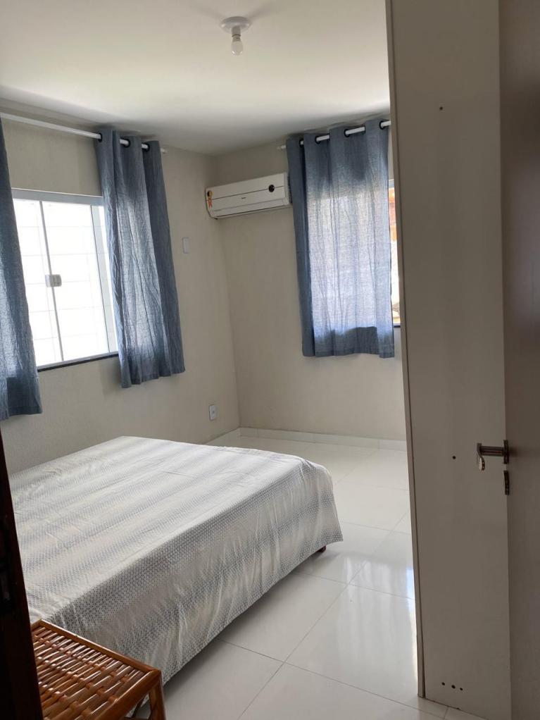 Quarto com cama na pousada